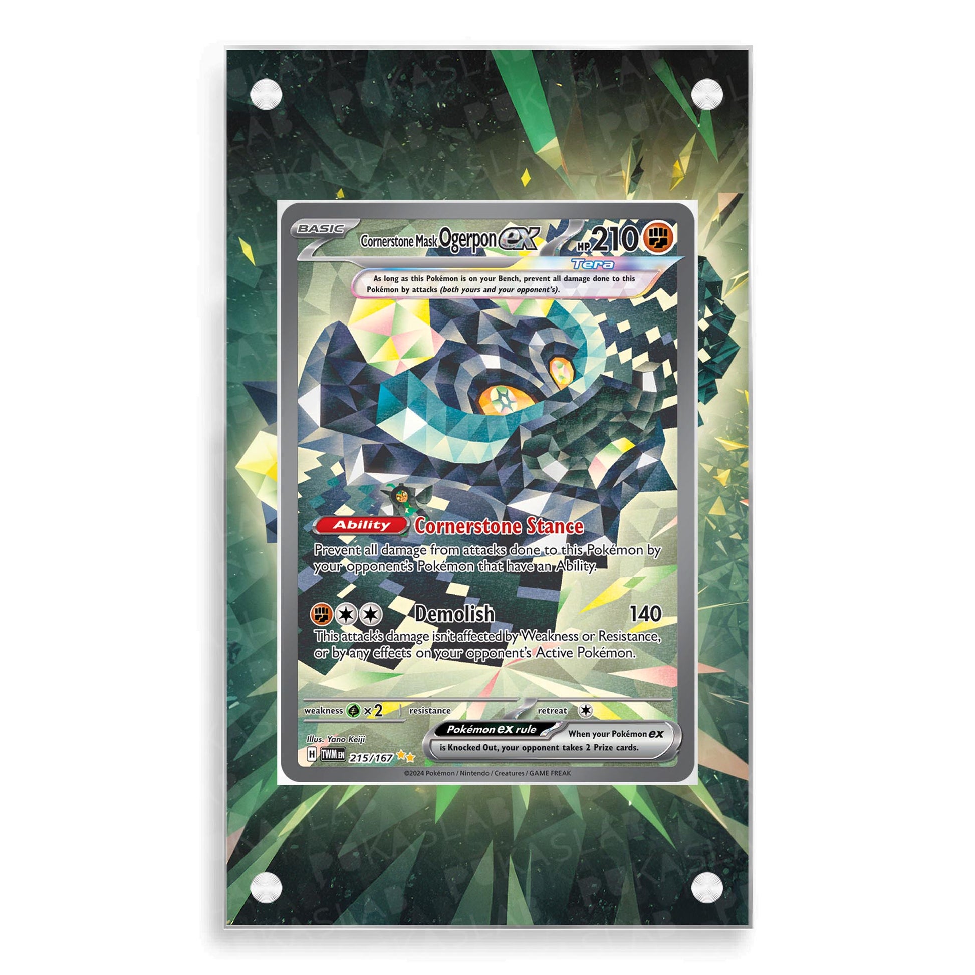 Cornerstone Mask Ogerpon Ex 215/167 Extended Art - Pukaslab