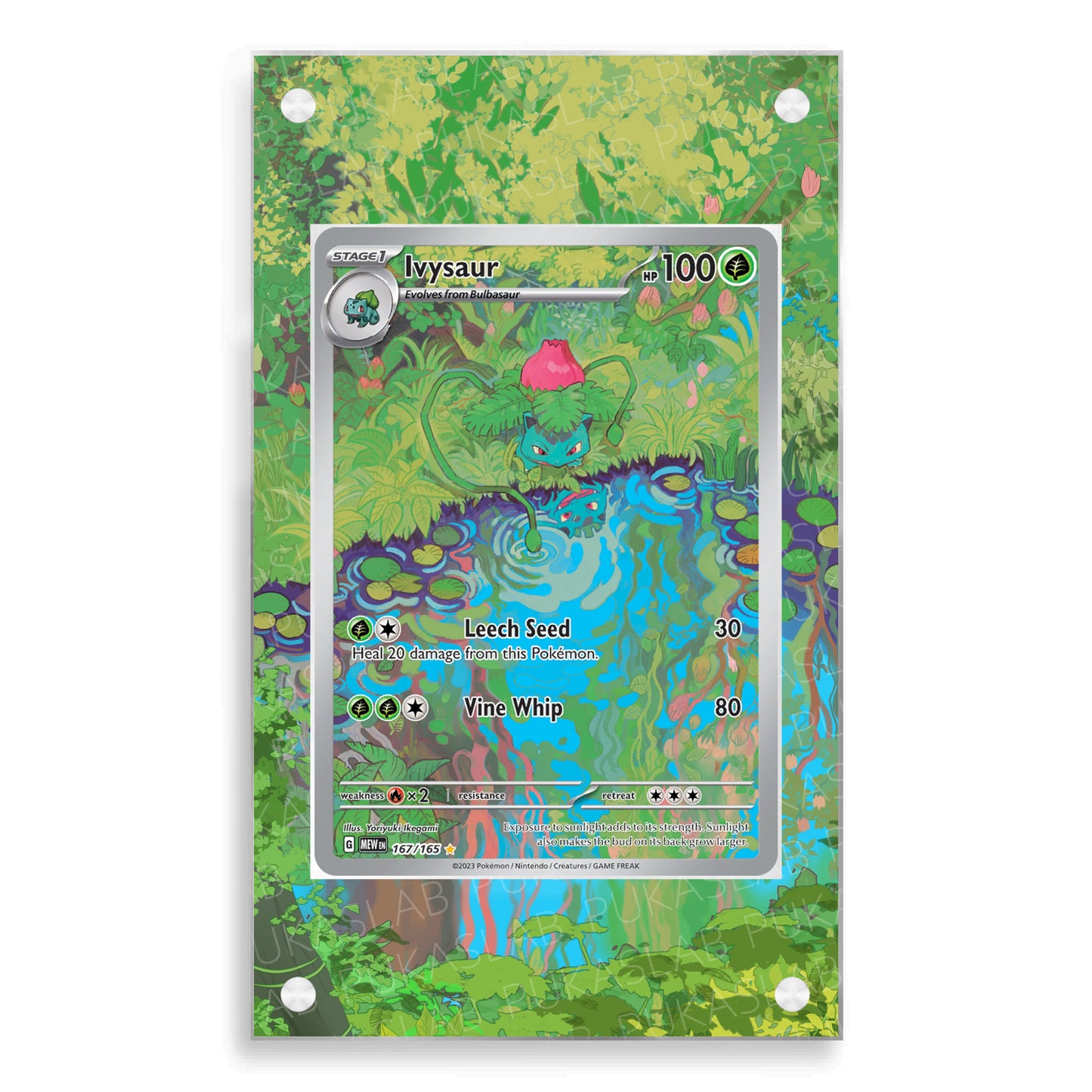 Ivysaur 151 167/165 Magnetic Case - Pokemon Extended Art Case