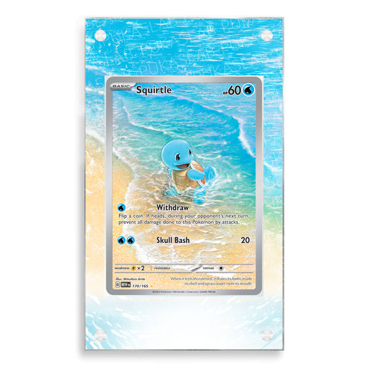 Squirtle 151 170/165 Magnetic Case - Pokemon Extended Art Case