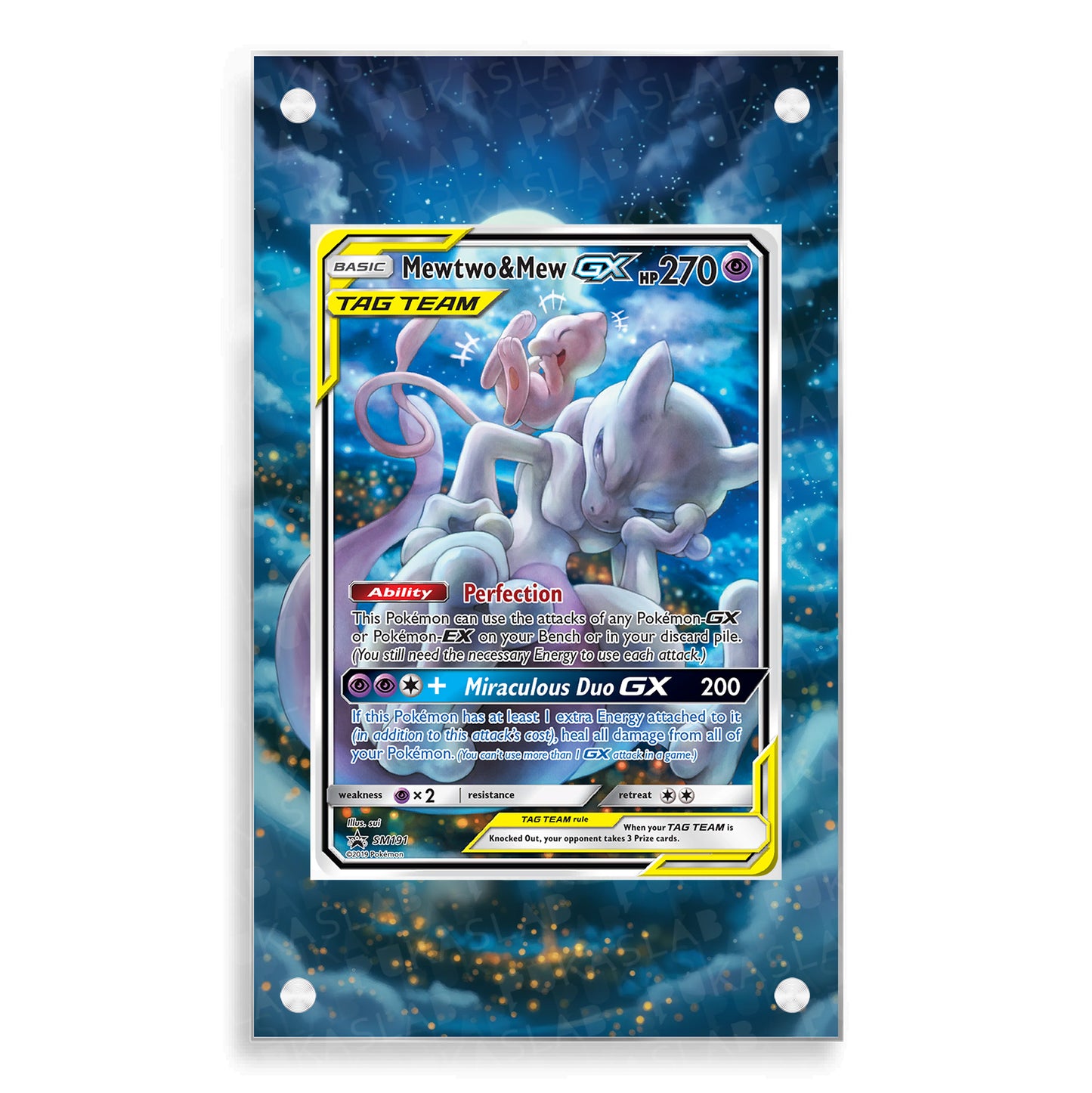 Mewtwo & Mew Gx SM191 Extended Art - Pukaslab