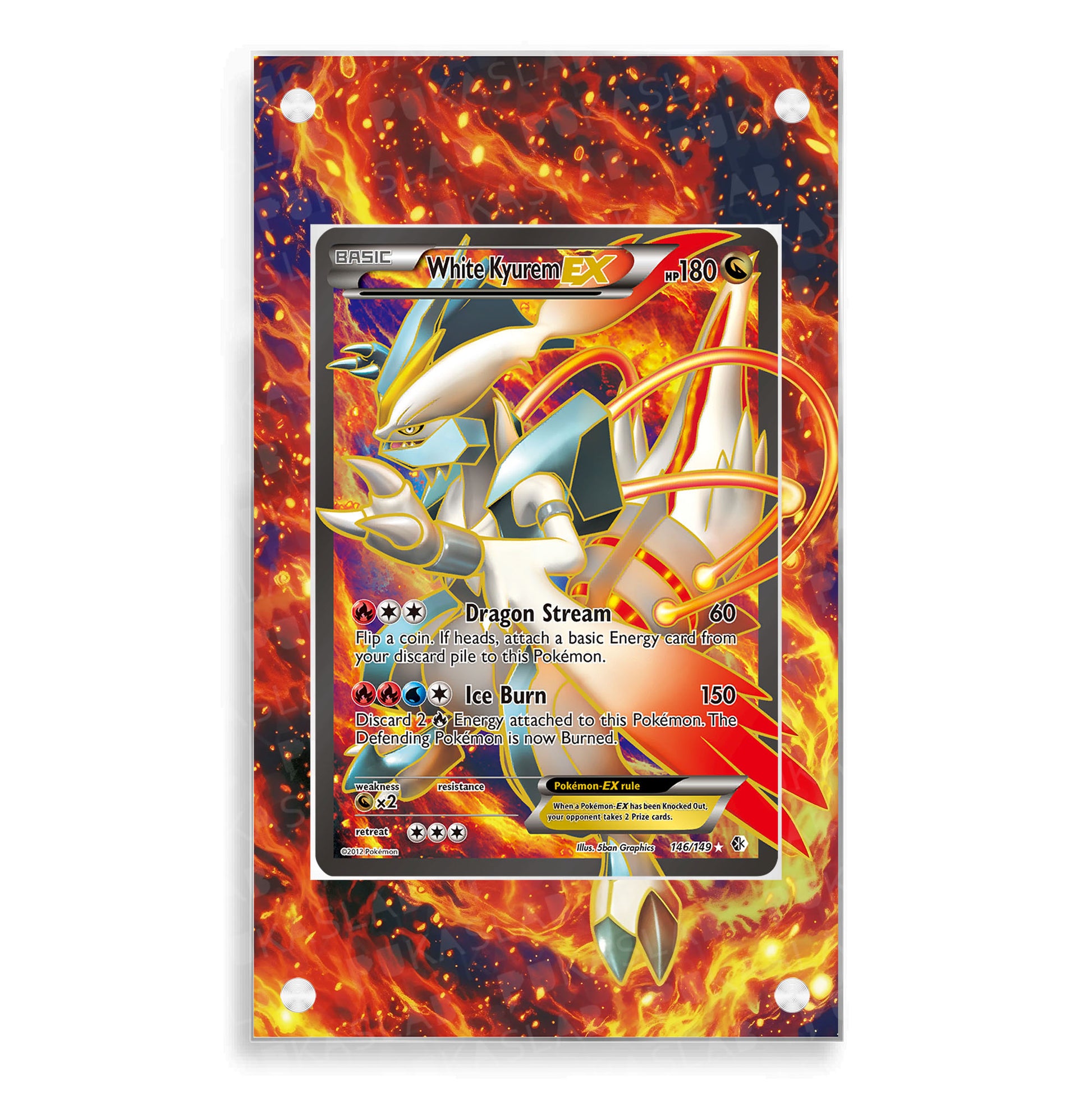 White Kyurem Ex 146/149 Extended Art - Pukaslab