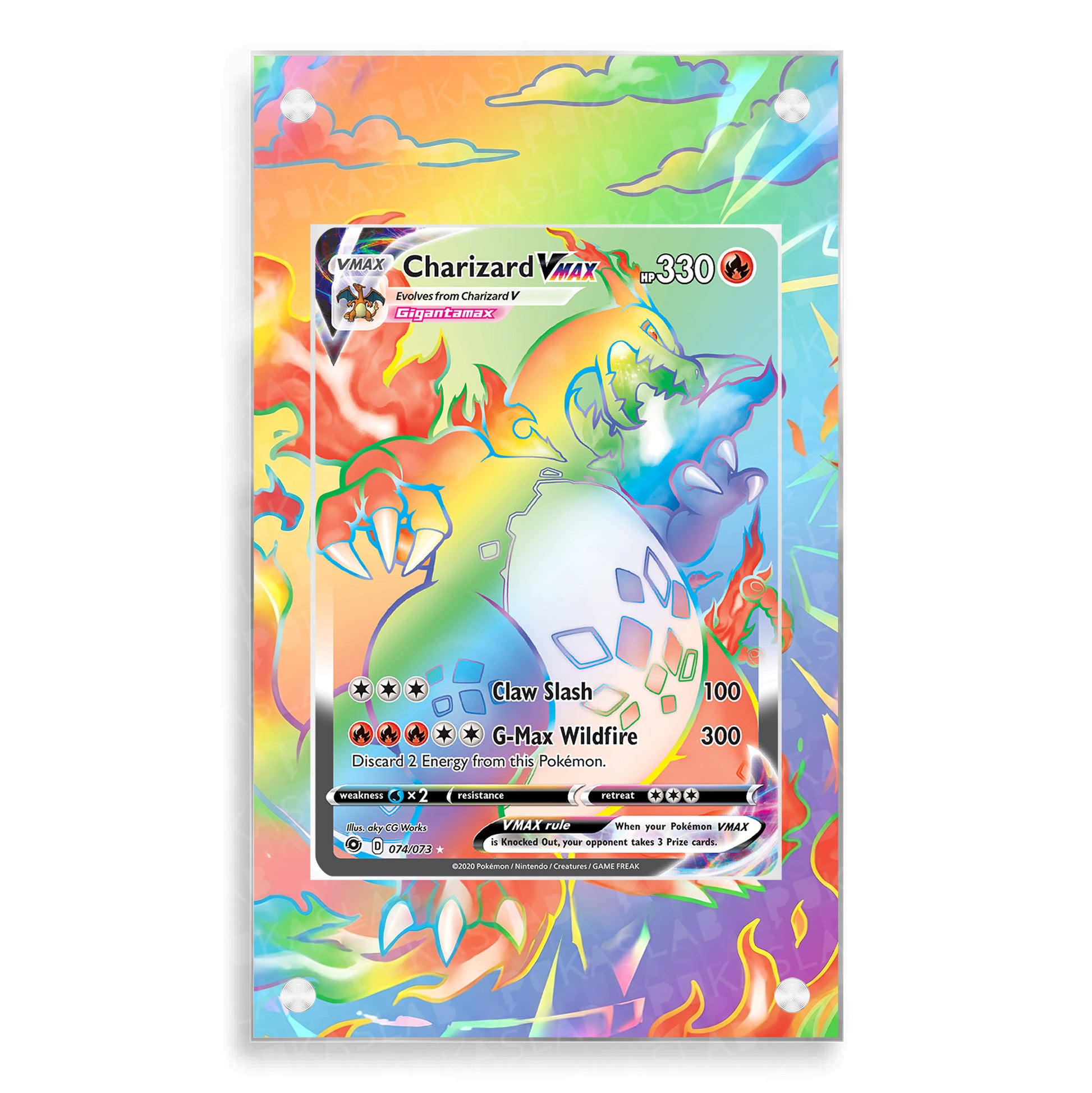 Charizard Vmax 074/073 Extended Art - Pukaslab