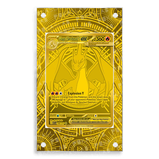 Mega Charizard Y Ex Gold 294/217 Extended Art - Pukaslab