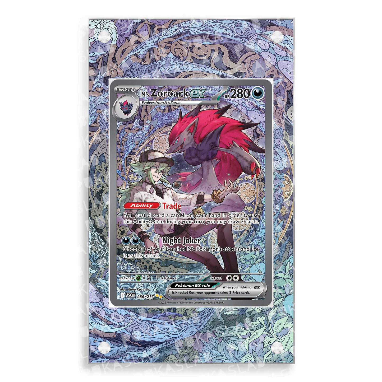 N 's Zoroark Ex 286/217 Extended Art - Pukaslab
