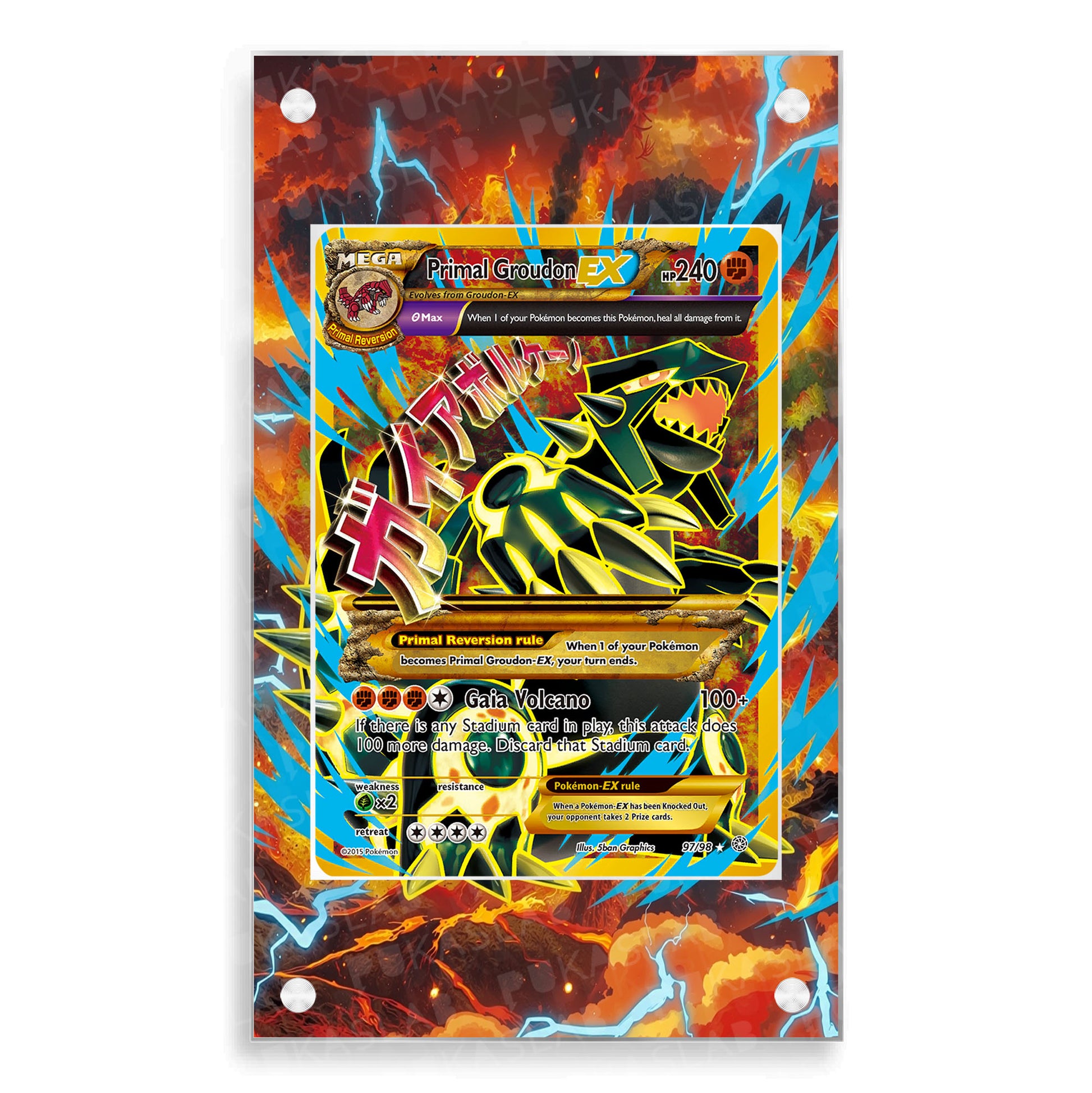 Primal Groudon Ex 97/98 Extended Art - Pukaslab