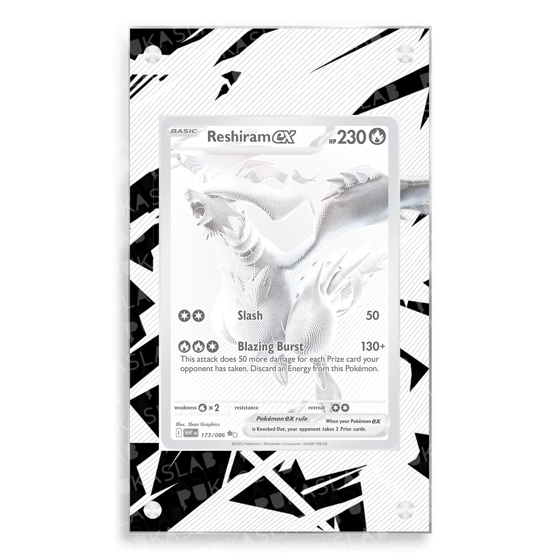 Reshiram Ex BWR 173/086 Extended Art - Pukaslab