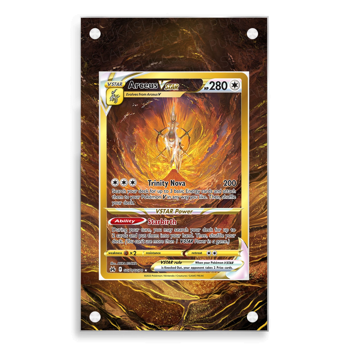 Arceus Vstar GG70/GG70 Magnetic Case - Pokemon Extended Art Case