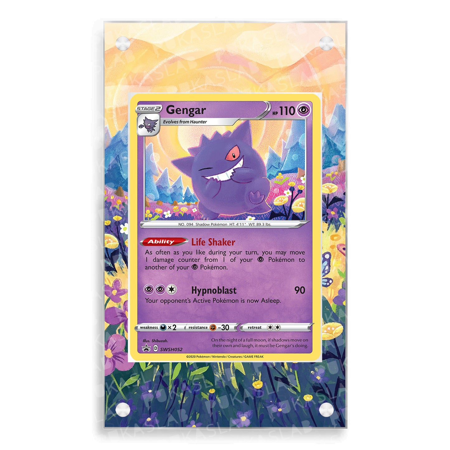 Gengar SWSH052 Extended Art - Pukaslab