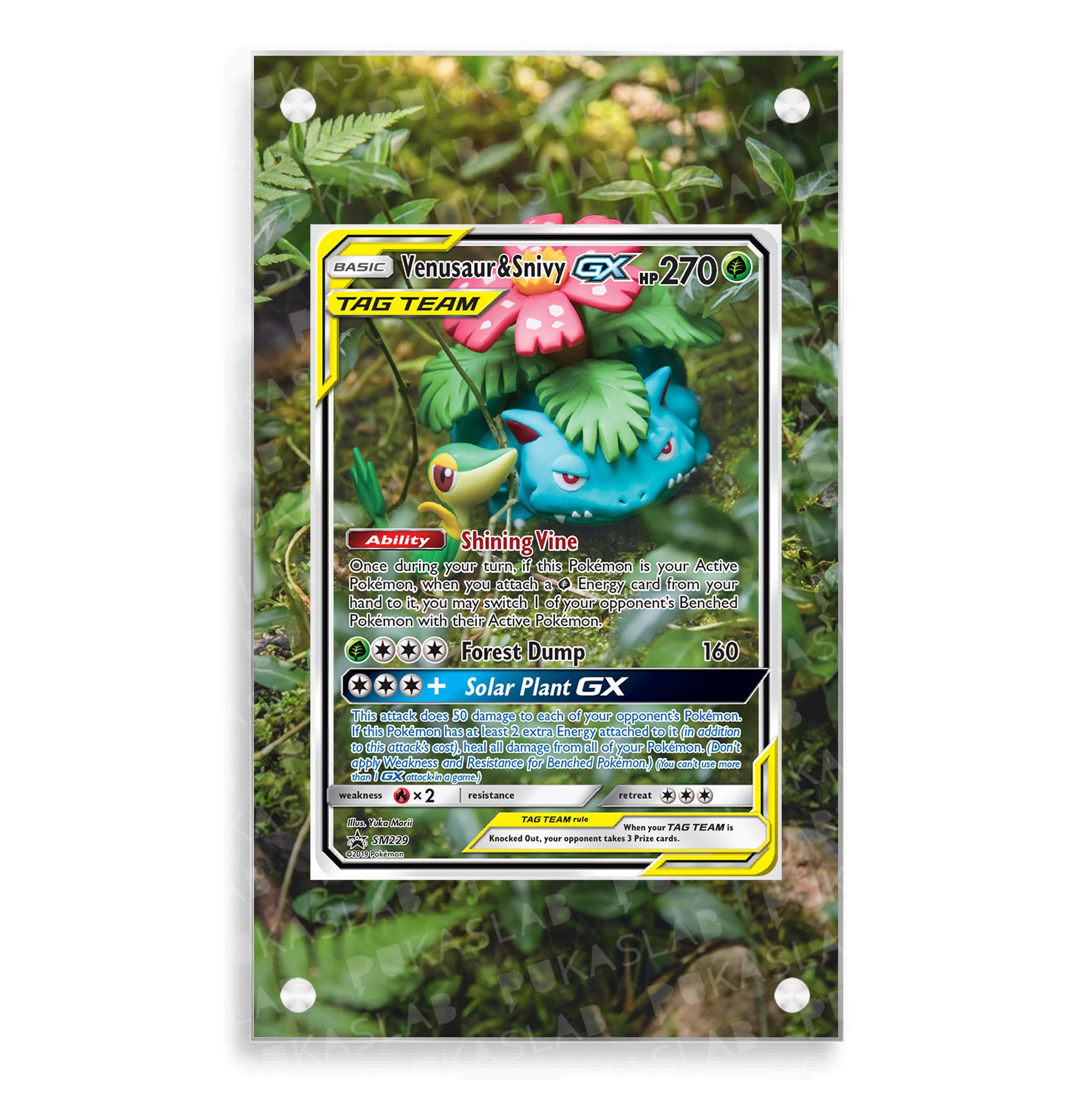 Venusaur & Snivy Gx SM229 Extended Art - Pukaslab