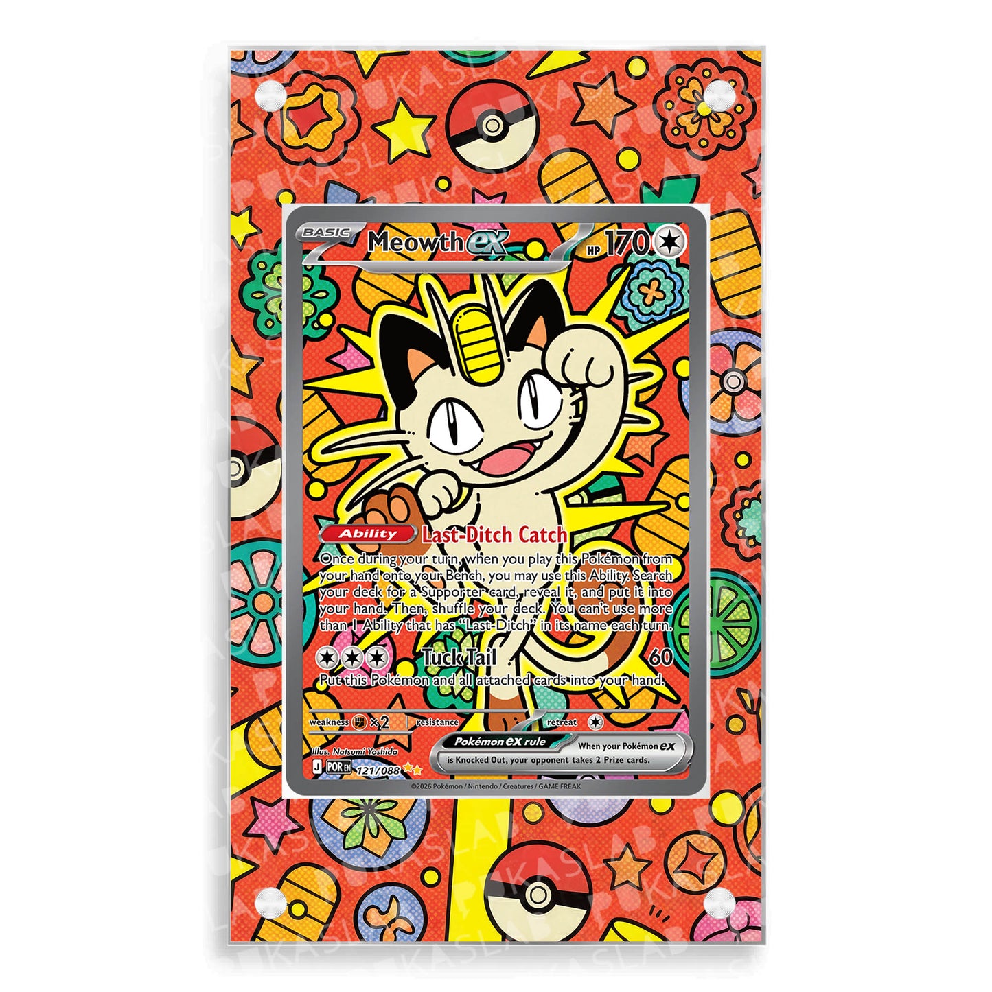 Meowth Ex 121/088 Extended Art - Pukaslab