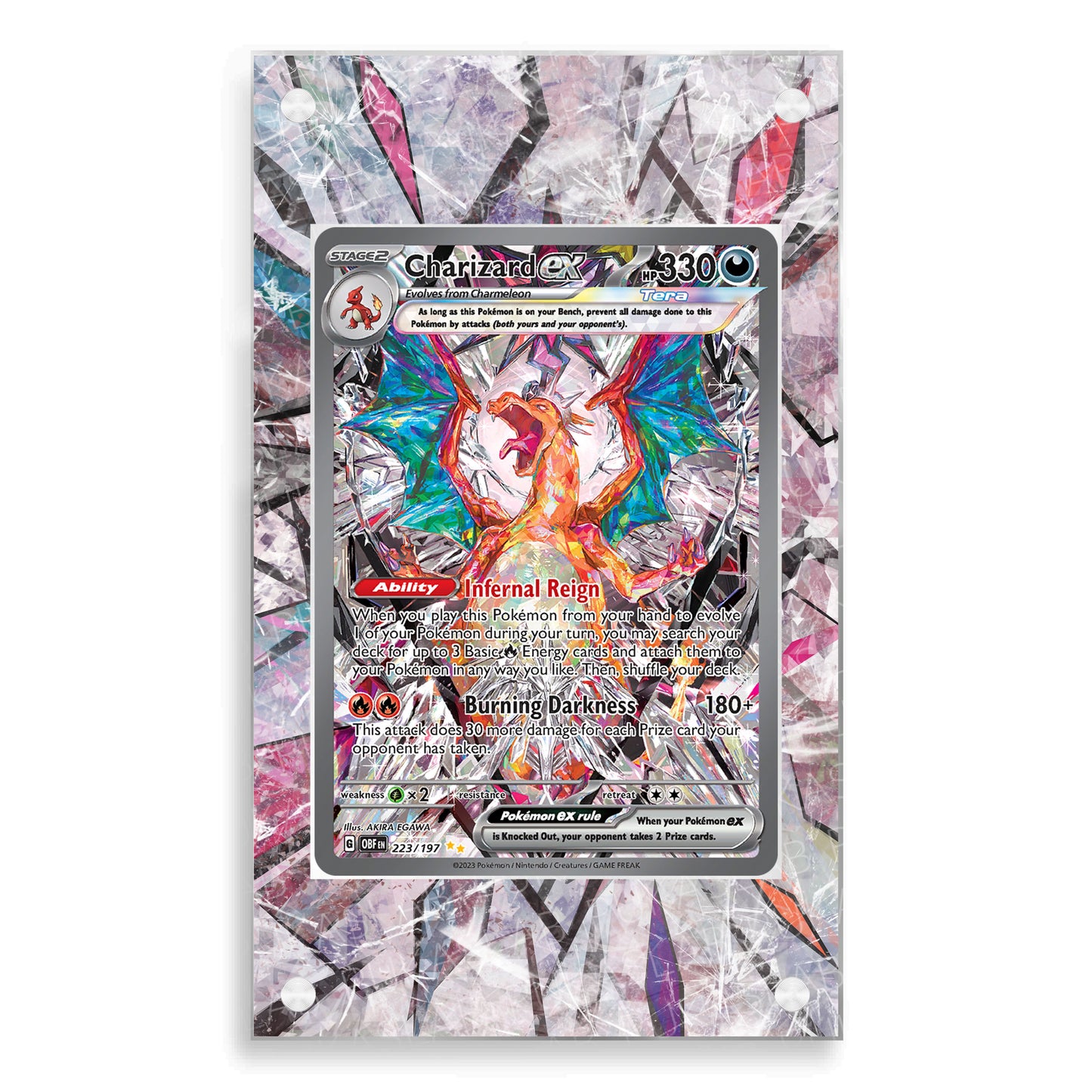 Charizard EX 223/197 Magnetic Case - Pokemon Extended Art Case