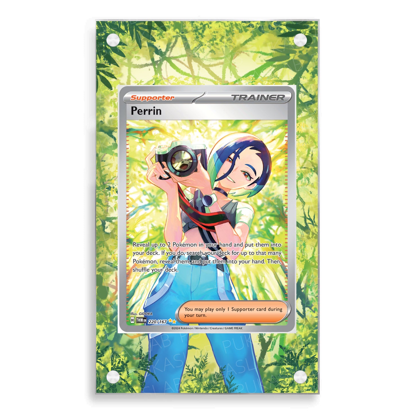 Perrin 220/167 Trainer Magnetic Case - Pokemon Extended Art Case