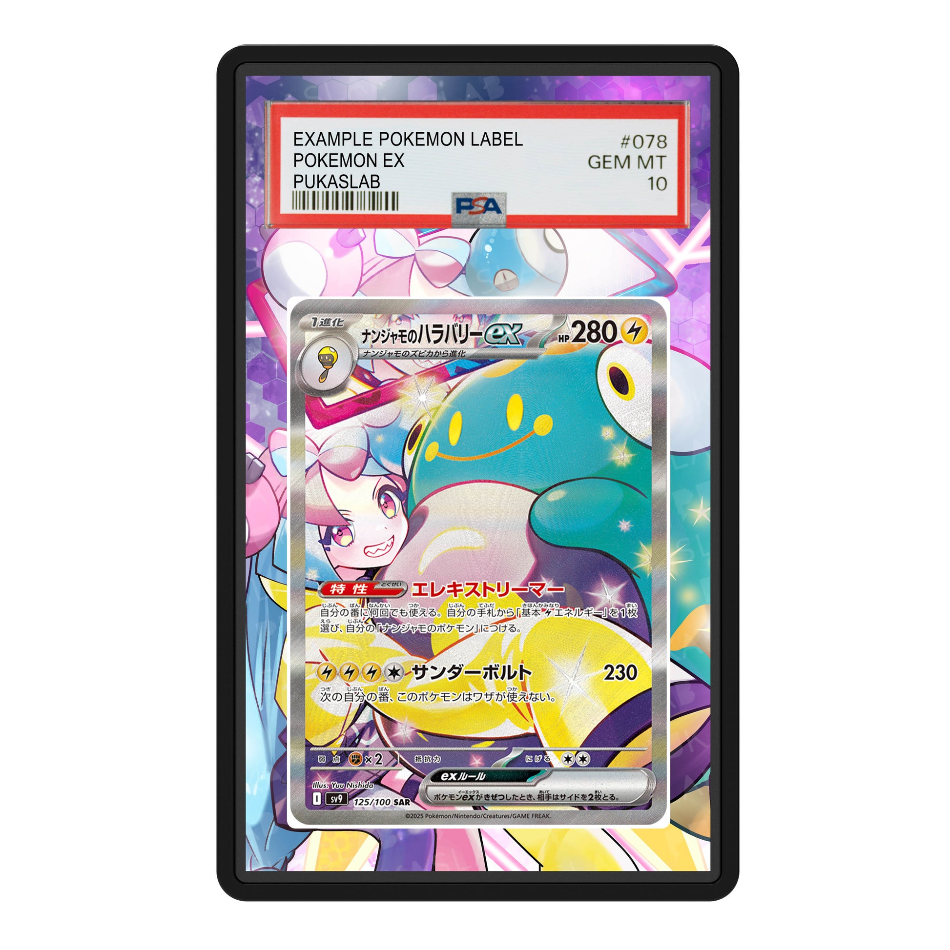 Iono'S Bellibolt 183/159 Psa Slab Extended Art - Pukaslab