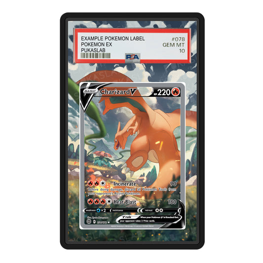 Charizard 154/172 Psa Slab Extended Art - Pukaslab