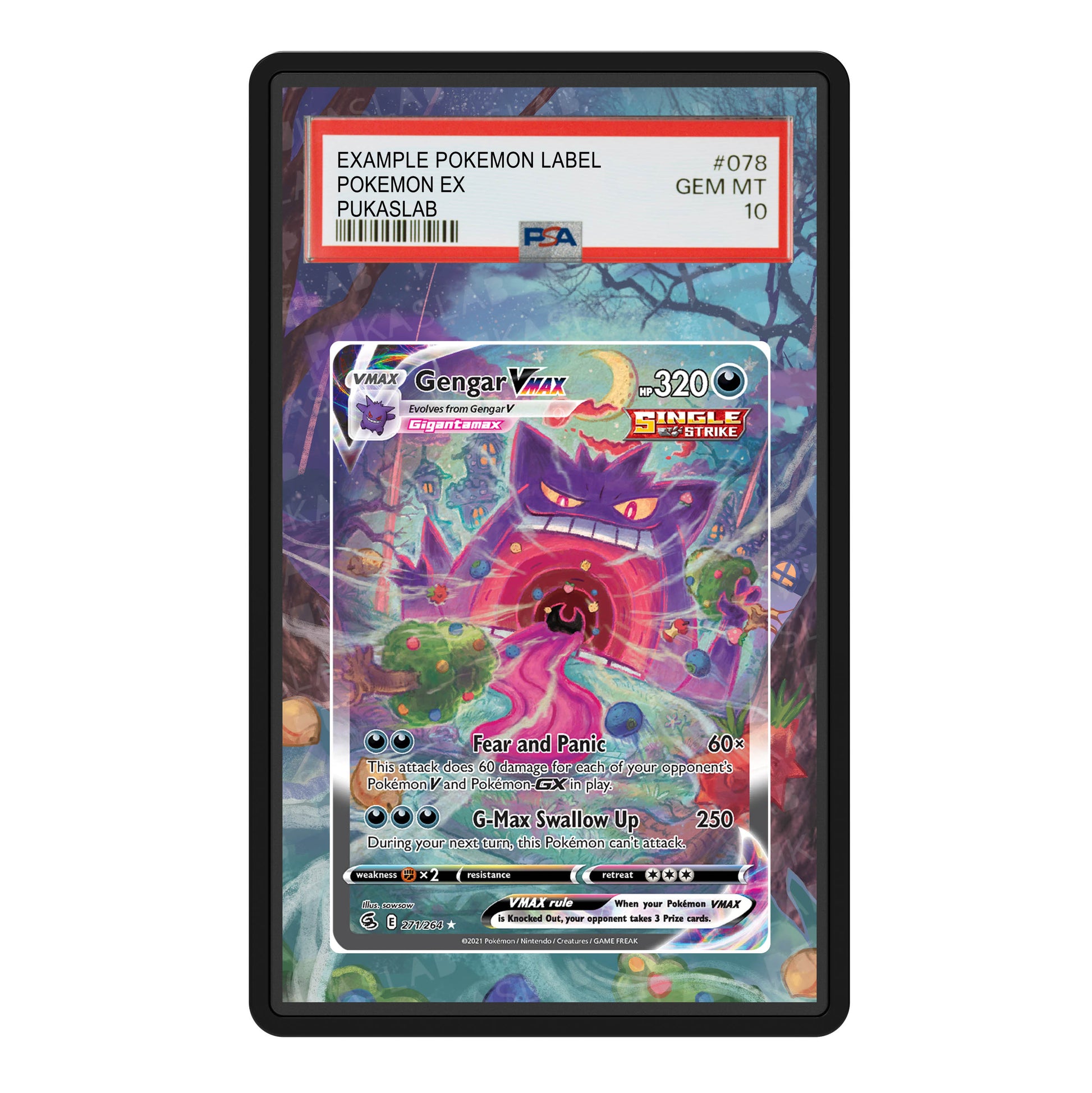 gengar graded card Gengar TG06 TG30 (Graded) Case
