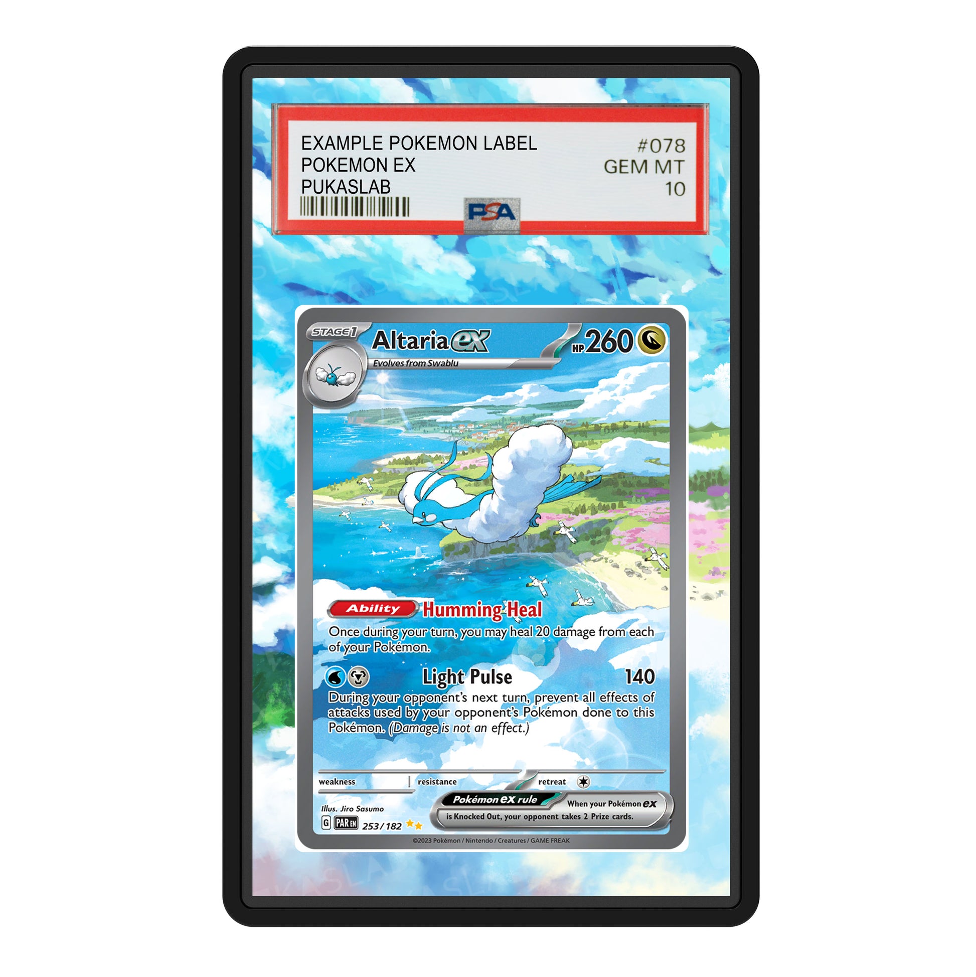 Altaria Ex 253/182 Psa Slab Extended Art - Pukaslab