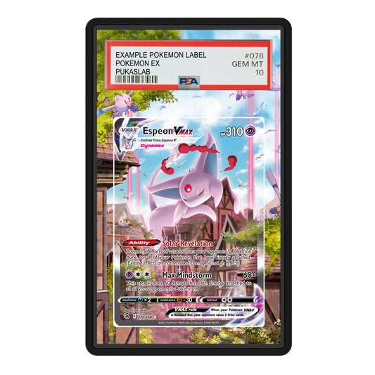 Espeon Vmax 270/264 Psa Slab Extended Art - Pukaslab