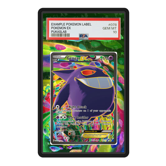 Gengar Ex 114/119 Psa Slab Extended Art - Pukaslab