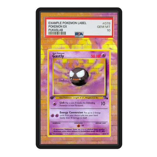 Gastly  Psa Slab Extended Art - Pukaslab