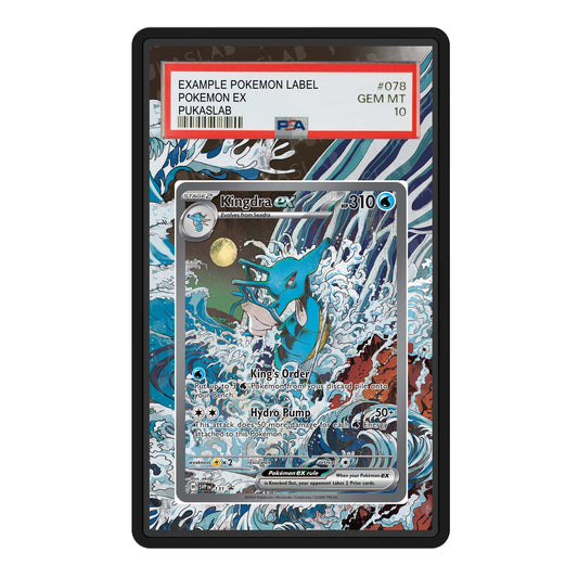 Kingdra EX 131 Psa Slab Extended Art - Pukaslab
