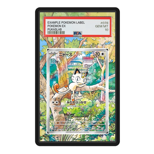 Meowth 192/SV-P Psa Slab Extended Art - Pukaslab