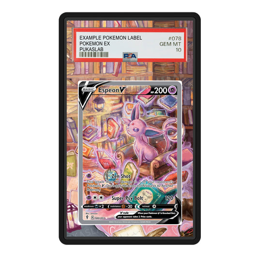 Espeon V 180/203 Psa Slab Extended Art - Pukaslab