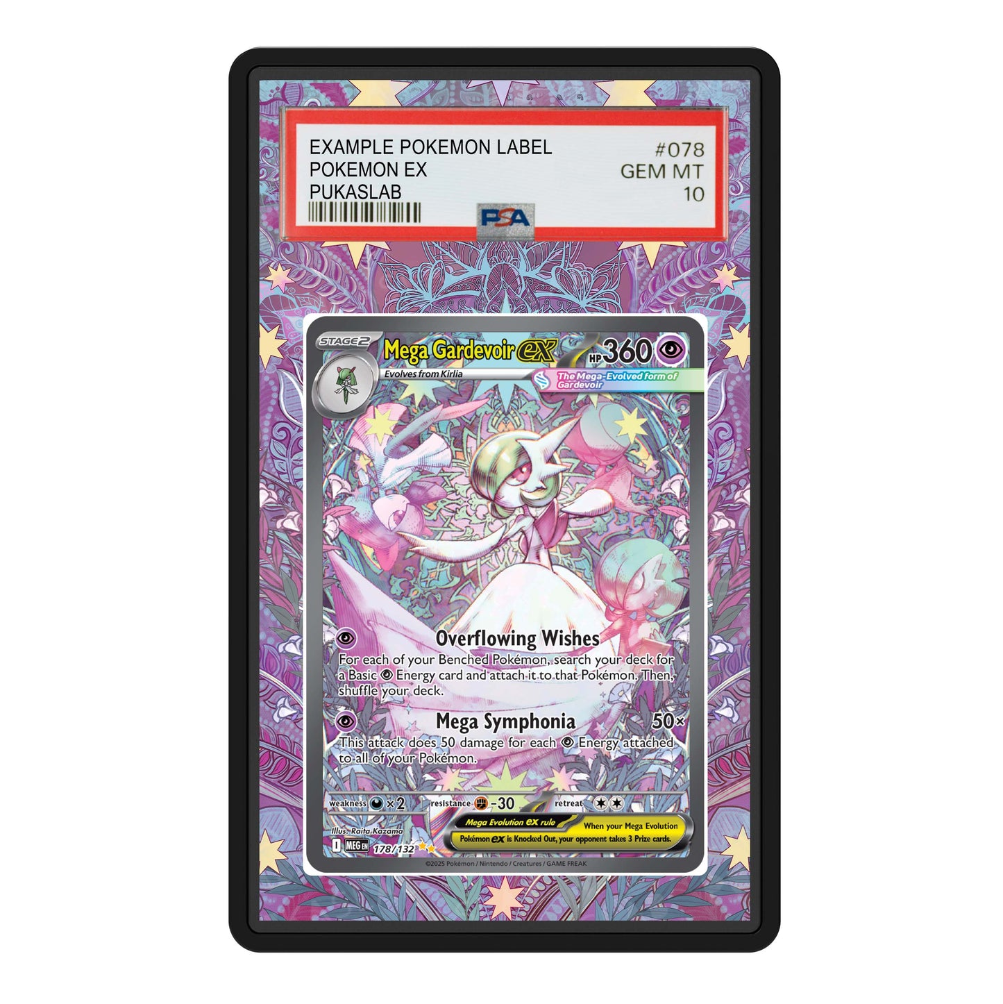 Mega Gardevoir Ex 178/132 Psa Slab Extended Art - Pukaslab