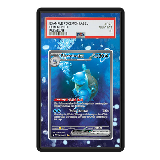 Blastoise 200/165 Psa Slab Extended Art - Pukaslab