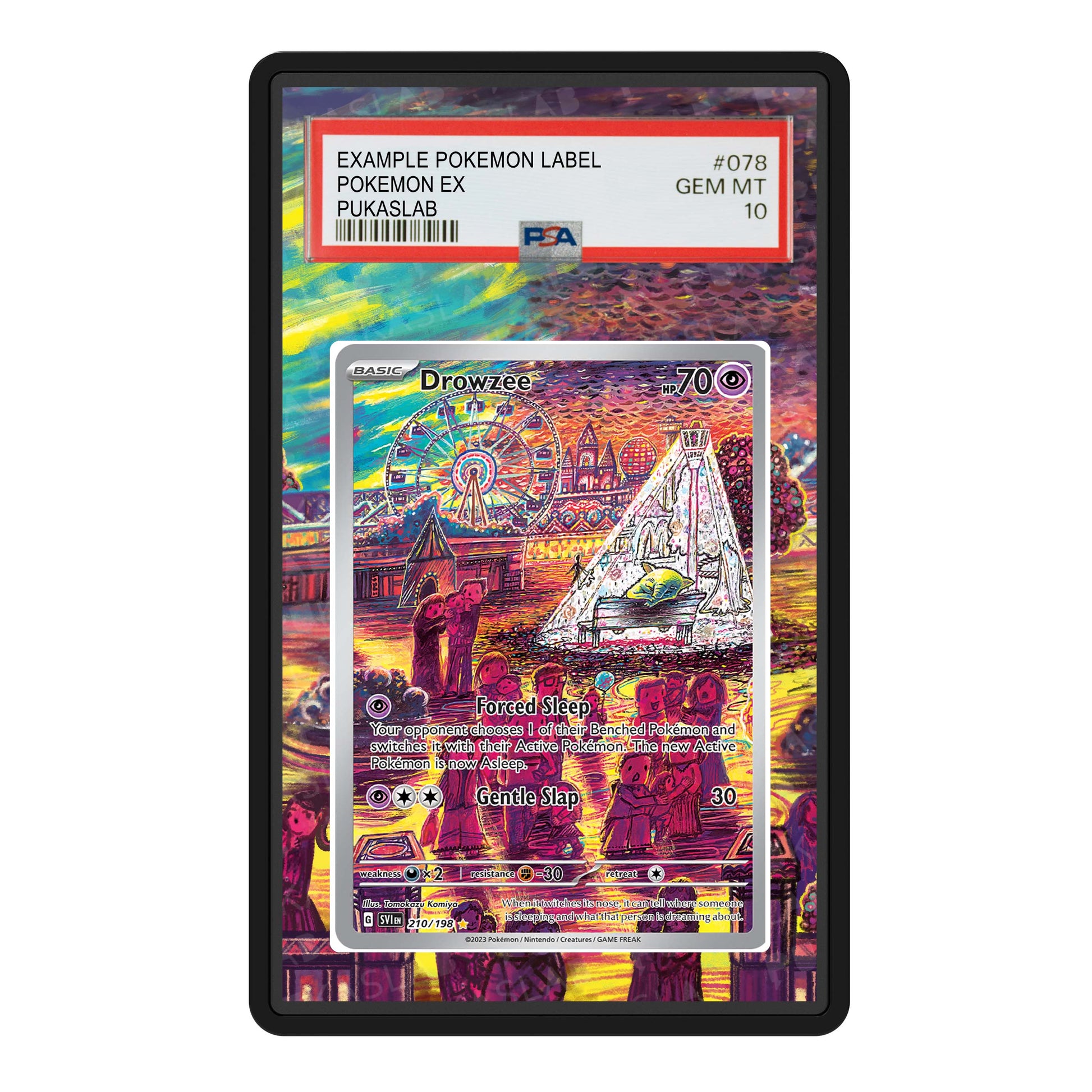 Drowzee 210/198 Psa Slab Extended Art - Pukaslab