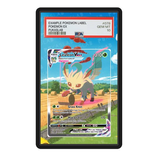 Leafeon Vmax 205/203 Psa Slab Extended Art - Pukaslab