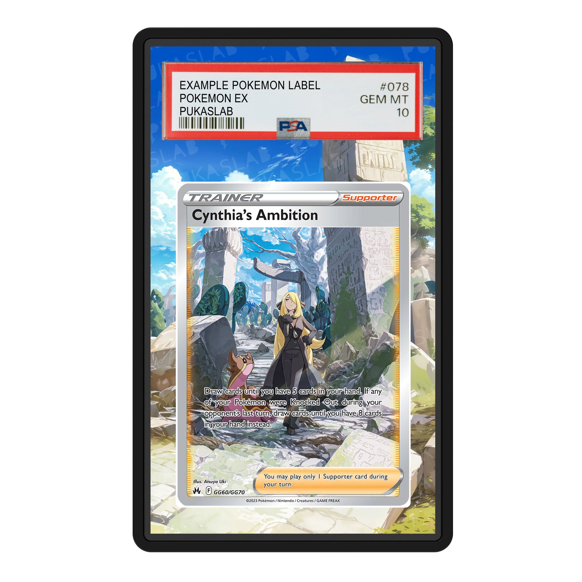 Cynthia's Ambition GG60/GG70 Psa Slab Extended Art - Pukaslab