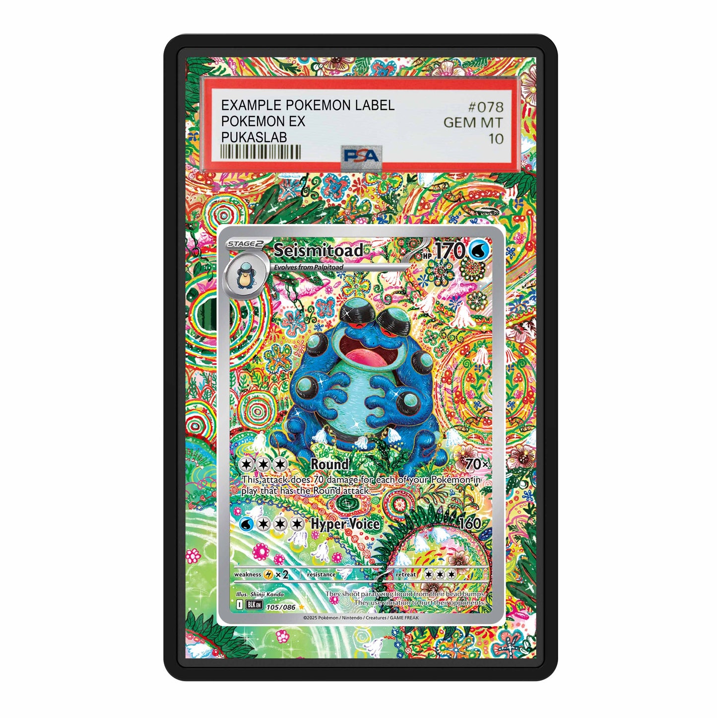 Seismitoad 105/086 Psa Slab Extended Art - Pukaslab