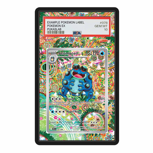 Seismitoad 105/086 Psa Slab Extended Art - Pukaslab