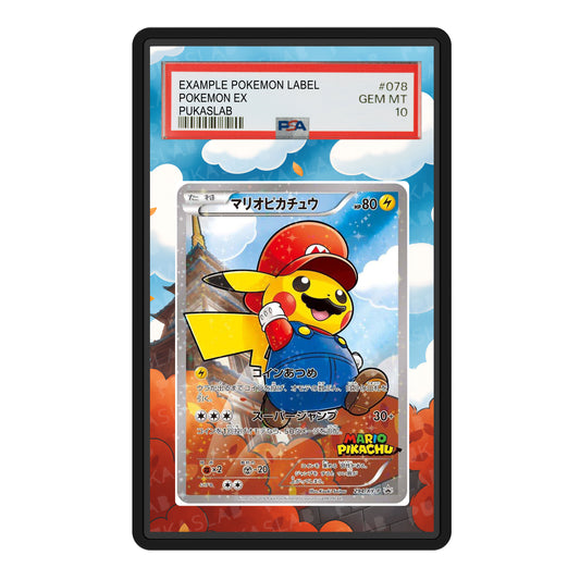 Mario Pikachu 294/XY-P Psa Slab Extended Art - Pukaslab