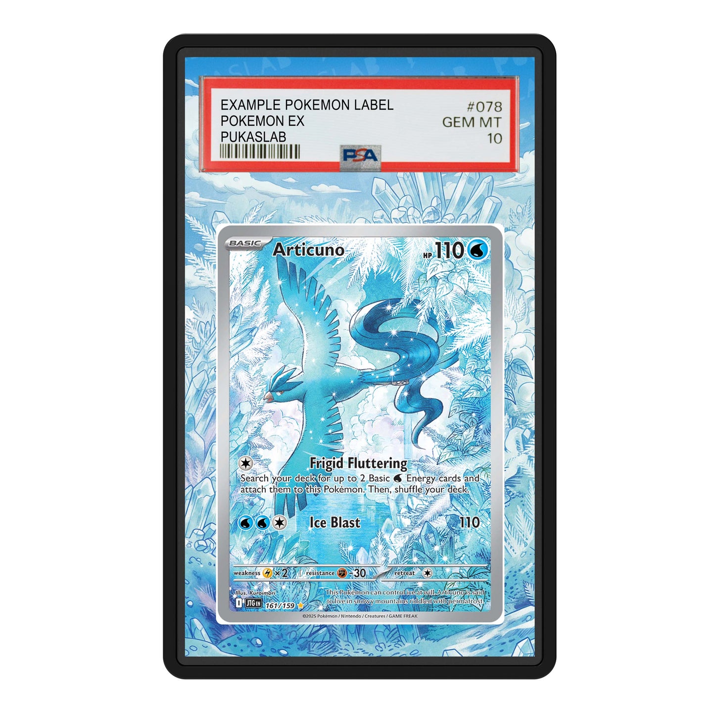 Articuno 161/159 Psa Slab Extended Art - Pukaslab