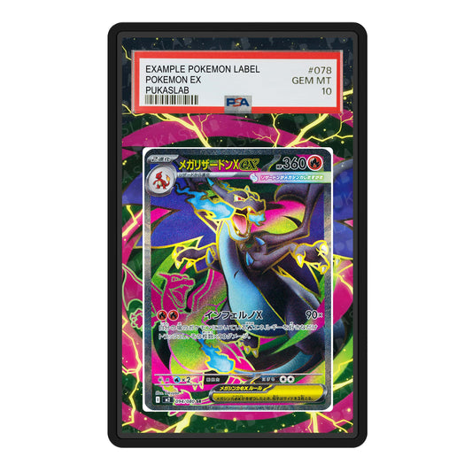 Mega Charizard X Ex 094/080 Psa Slab Extended Art - Pukaslab