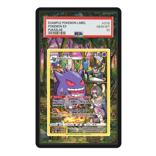 Gengar TG06/TG30 Psa Slab Extended Art - Pukaslab