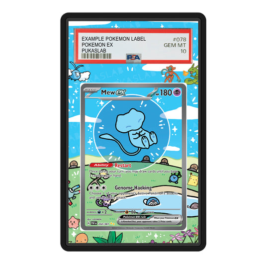 Mew Ex 232/091 Psa Slab Extended Art - Pukaslab
