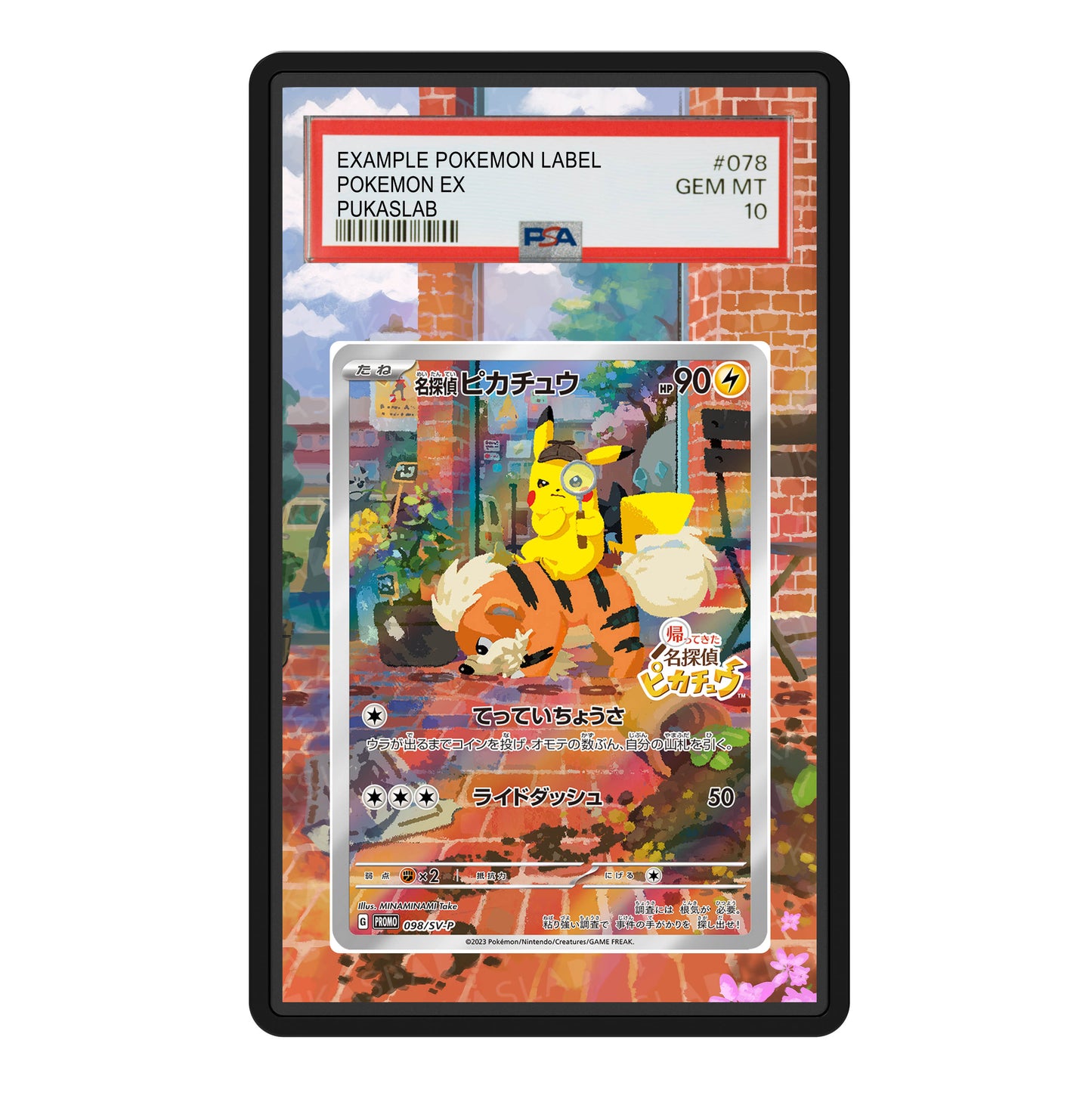 Detective Pikachu 098/SV-P Psa Slab Extended Art - Pukaslab