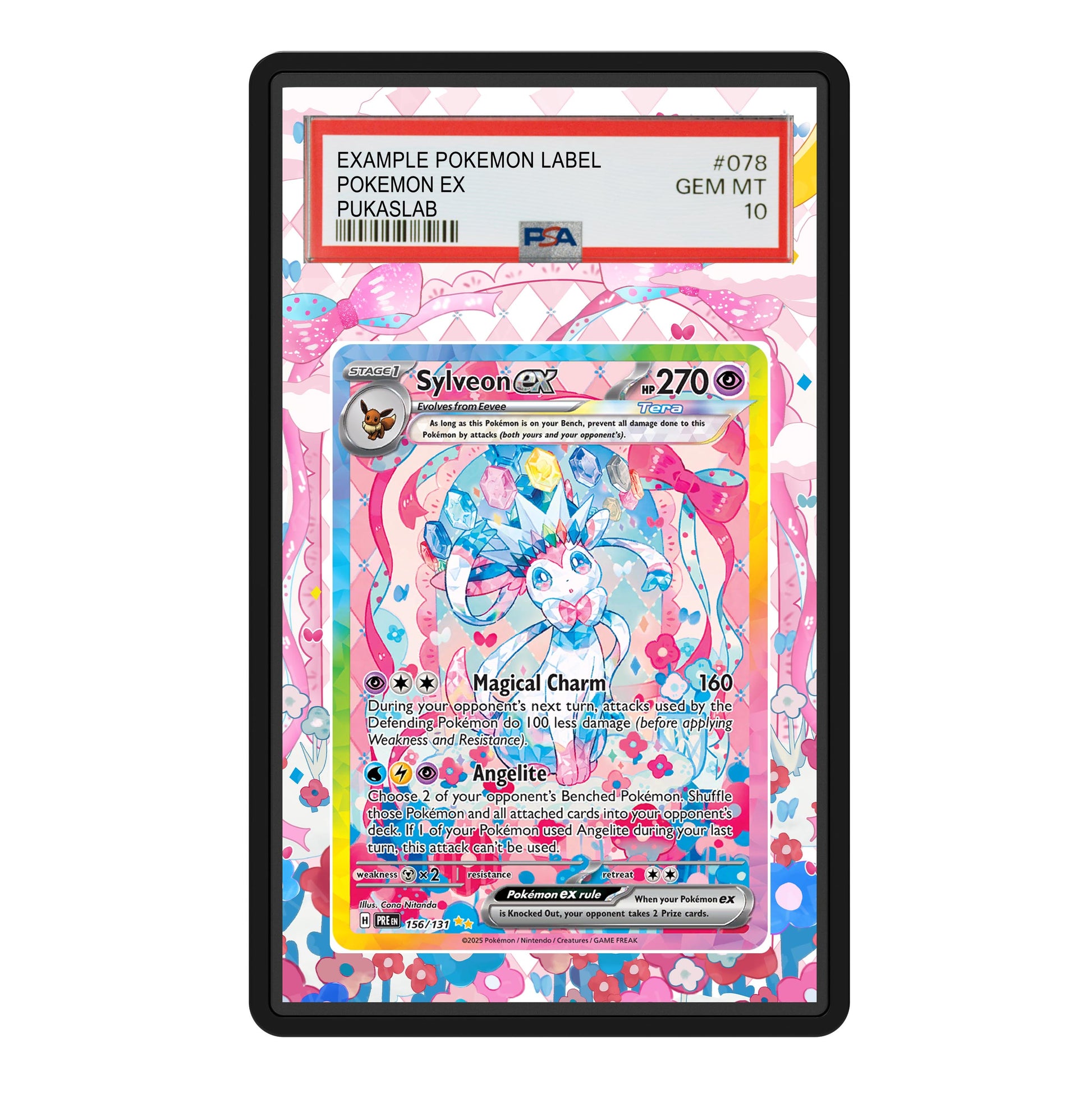 Sylveon 156/131 Psa Slab Extended Art - Pukaslab