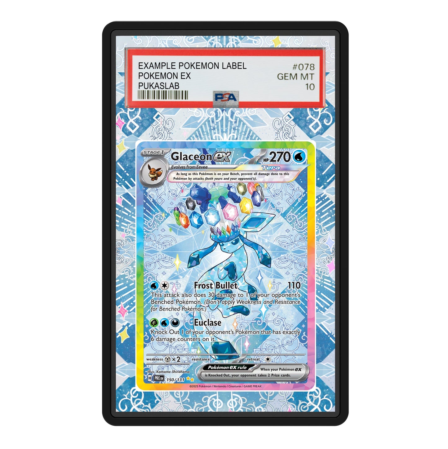 Glaceon 150/131 Psa Slab Extended Art - Pukaslab