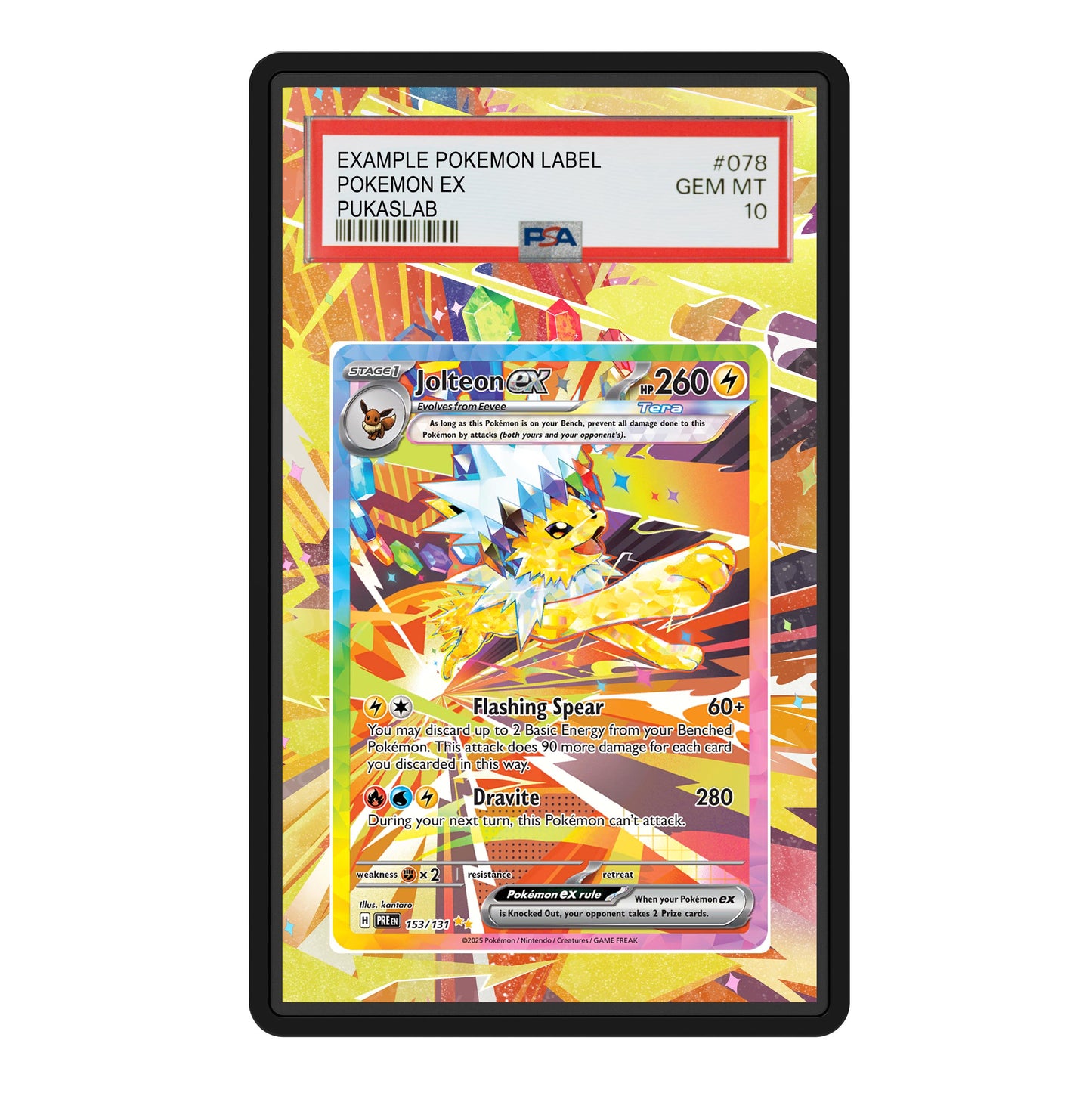 Jolteon 153/131 Psa Slab Extended Art - Pukaslab